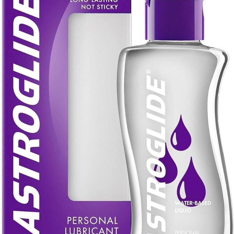 Astroglide Water Based Lube (5oz), Liquid Personal Lubricant, Sex Lube, Long-Lasting for Men, Women and Couples, Safe for Toys