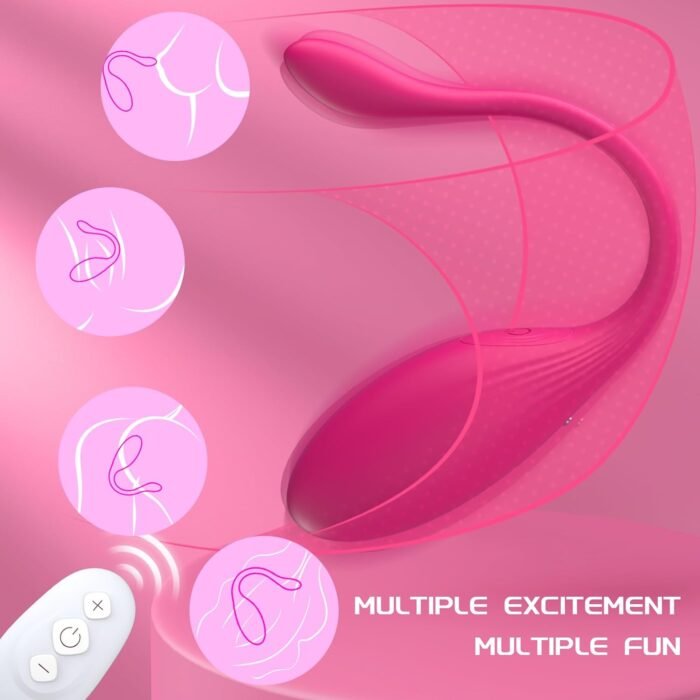 APP Remote Control Vibrator Sex Toys, Wearable Panty Mini G Spot Bullet Egg Vibrators with 10 Vibration Modes, Rose Dildo Clitoral Vagina Anal Stimulator, Adult Sex Toy for Women or Couples - Image 5