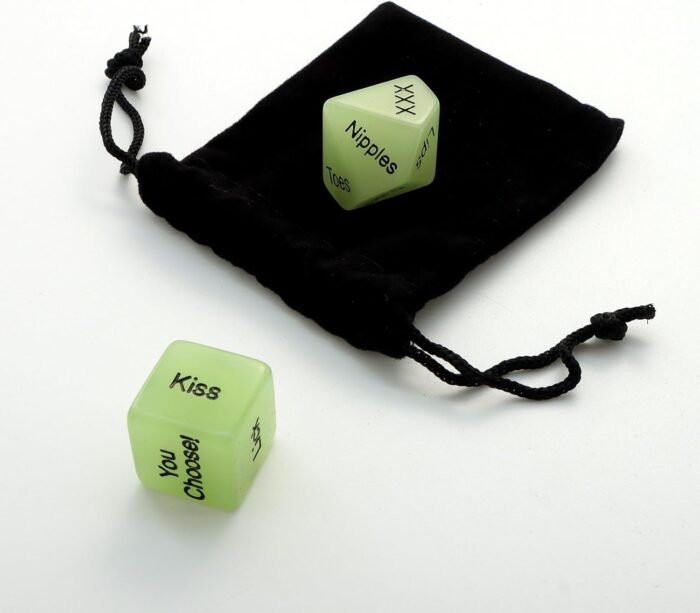 Naughty Sex Dice Set for Adults Couple Funny Glow in The Dark Love Dice for Anniversary Valentines Couple Game Choices,60 Ways to Play - Image 6