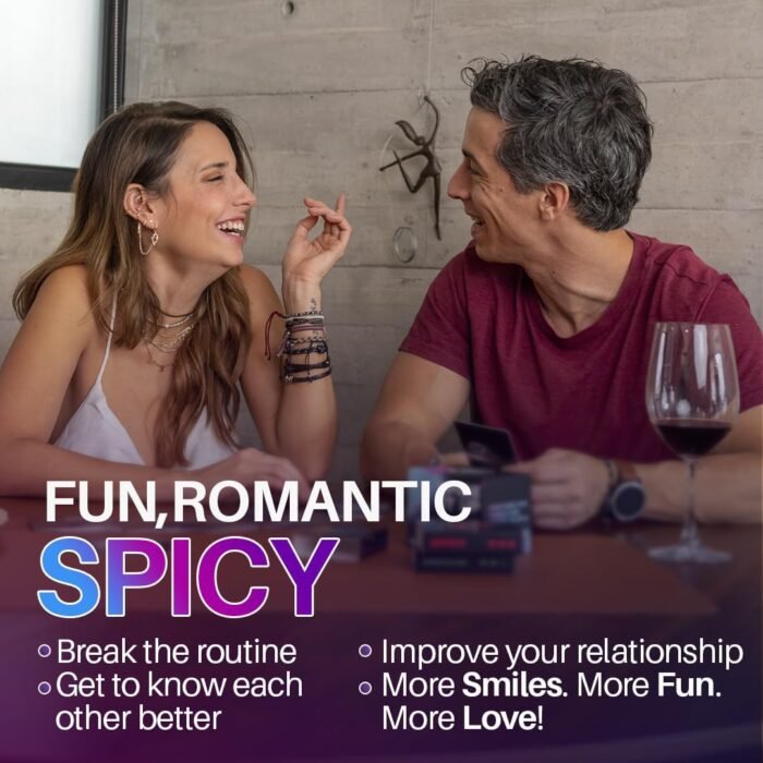 Why Don't We - Spice IT UP - Super Fun Couples Games for Date Nights: 150 Cards with Conversations, Spicy Dares & More - Best Date Night Games for Couples - Romantic Adult Couple Games - Image 5