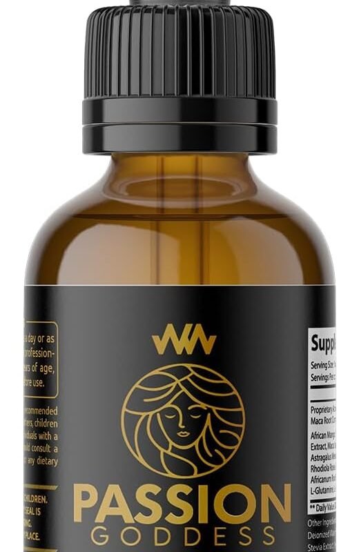 Womens Libido Booster Drops | Maca Root for Female Specific Arousal | Passion Goddess | Enhance Desire Boost Intimacy and Wellness Supplement Support