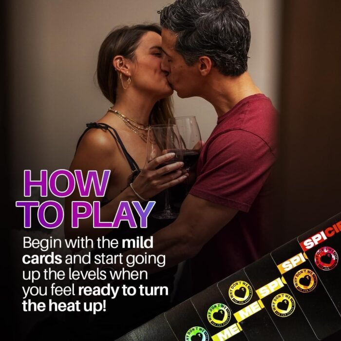 Why Don't We - Spice IT UP - Super Fun Couples Games for Date Nights: 150 Cards with Conversations, Spicy Dares & More - Best Date Night Games for Couples - Romantic Adult Couple Games - Image 6