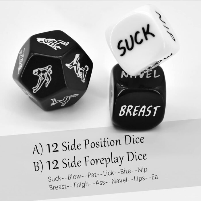 Sex Dice for Adult Couple Sex Games Romantic Couple Naughty Positions Dice Foreplay Sex Toy for Lover - Image 4