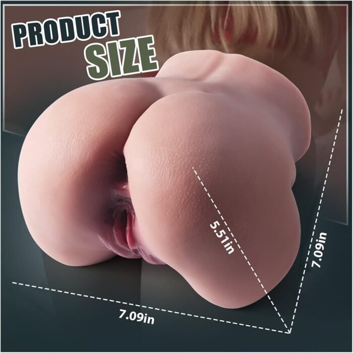 Sex Doll Male Masturbator Adult Sex Toys，Realistic Black Adult Toys Sex Toys Pocket Pussy Ass Mini Sex Dolls Male Sex Toy Sex Torso with Vagina and Anal Channel for Men and Women muñeca Sexual - Image 2