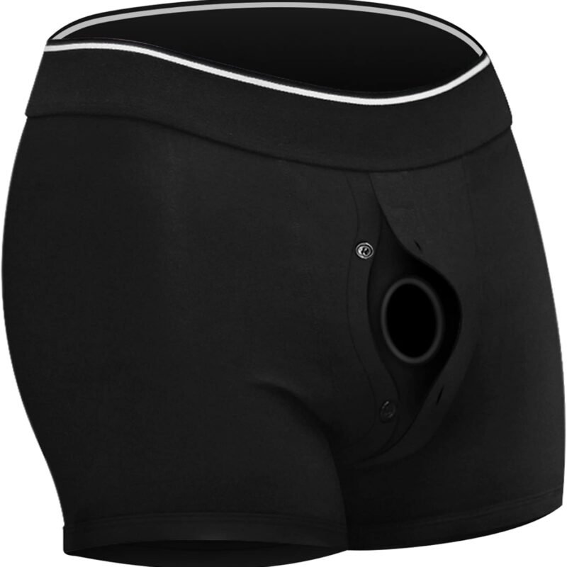 Strap on Harness Shorts for Sex for Couple for Women Men Strap on Dildo dilldó for her Strap on for Pegging Unisex Lesbian strapon Strapless Hollow Strap on, Adult Sex Toy (S: 28-32 inch Waist)