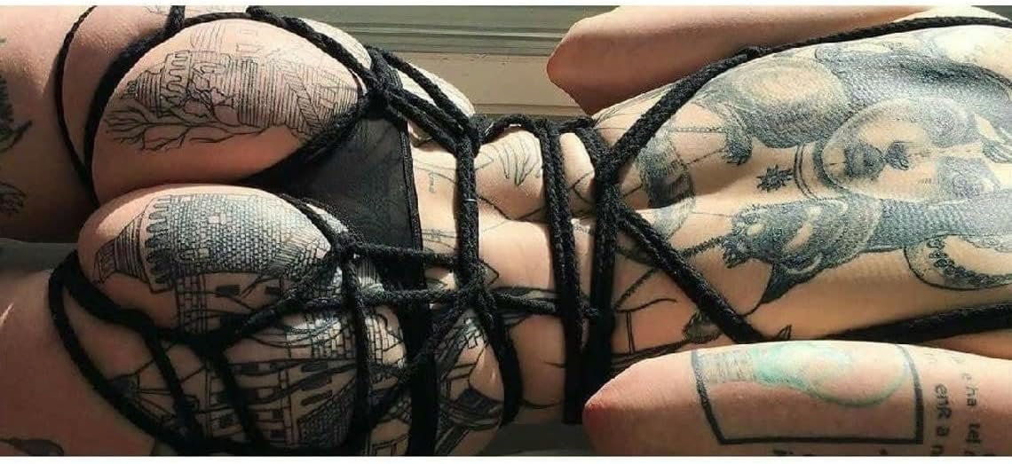 Pink Black Bondage Rope 16 FEET Long BDSM Purple Red Sex Restraints Cuffs Shibari Dom Sub (4 x Pink) - Image 3