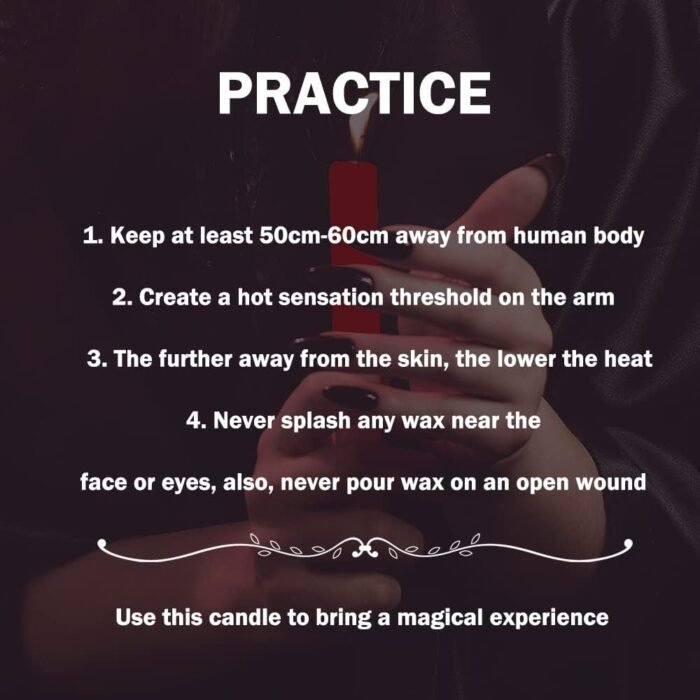Low Temperature Candles Low Heat Candles Romantic Wax Play Candles for Lovers Couples Wedding - Image 4