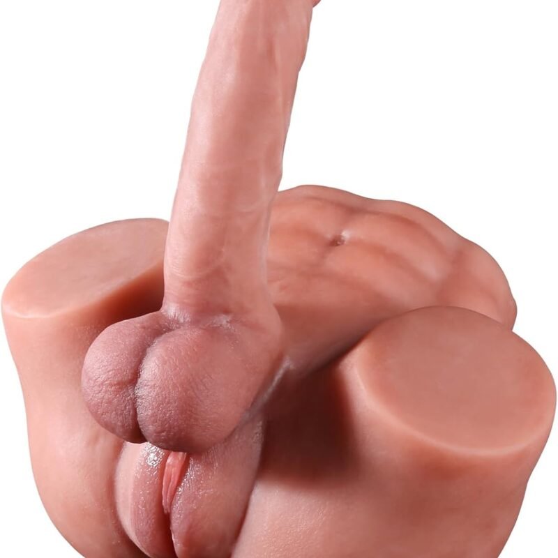 3 in 1 Sex Doll with Realistic Dildo Vagina Anus, Sex Toy with Flexible Dildo for Women,Transsexual Love Doll with Penis&Pussy for Woman Men Gay Unisex Masturbation Couple Adult Sex Toy 7.7LB