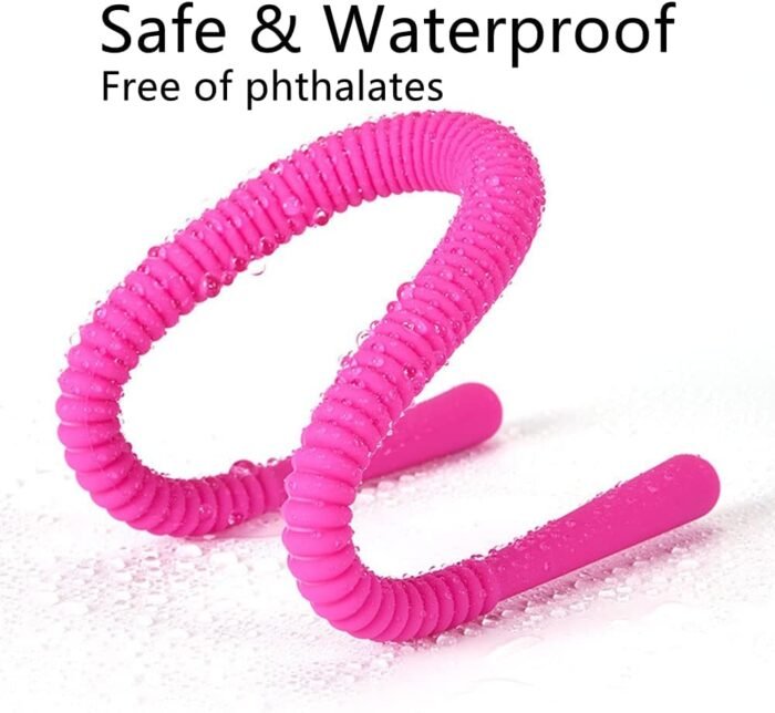 Adjustable Labia Clamps Spreader, Skin-Friendly Silicone G-Spot Stimulation Oral Sex Vagina Lips Hands-Free Spreader, BDSM Spread Vaginal Lips Flirting Sex Toys for Women (Pink)
