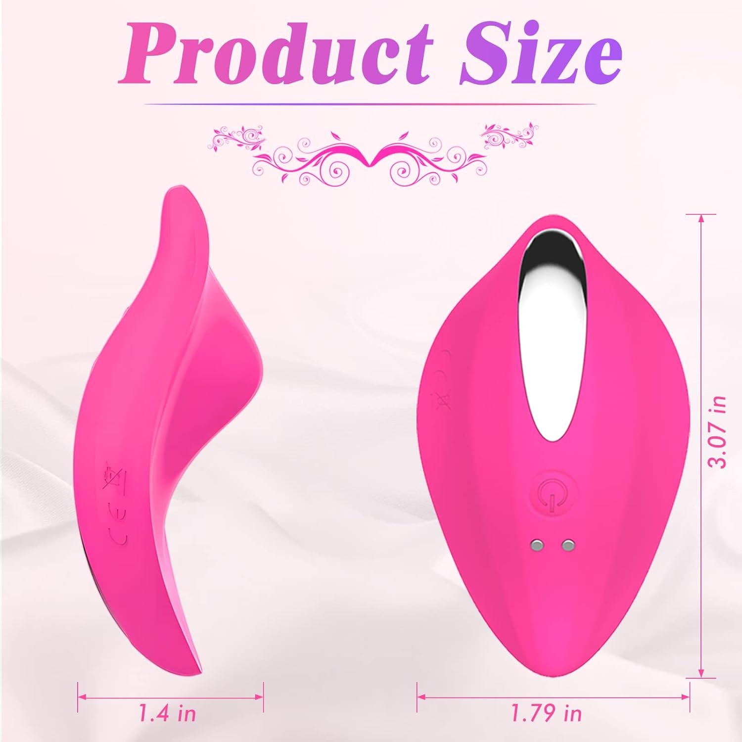 Wearable Panty Vibrators Adult Sex Toys for Women or Couples, Remote Control Clit Mini Vibrator with 12 Vibrating Modes Vibrating Panties Quite Rose Dildos Sex Machine - Image 5