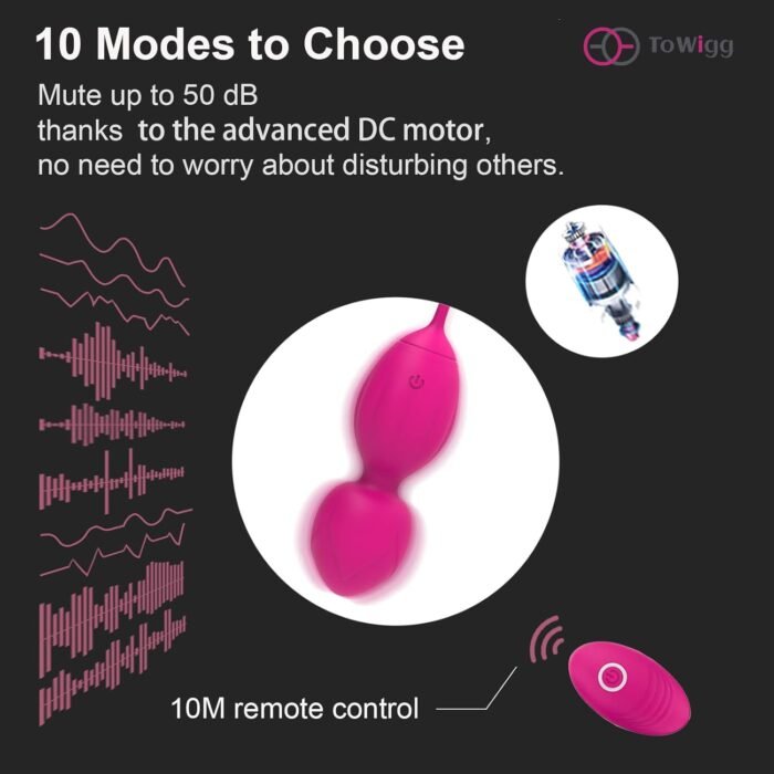 Ben Wa Balls Kegel Balls for Sexual Pleasure, Sex Kegel Balls for Women, Sexual Tools for Female with Reomote Control, Wearable Vibrating Eggs G Spot Clitoral Egg Vibrator - Image 3