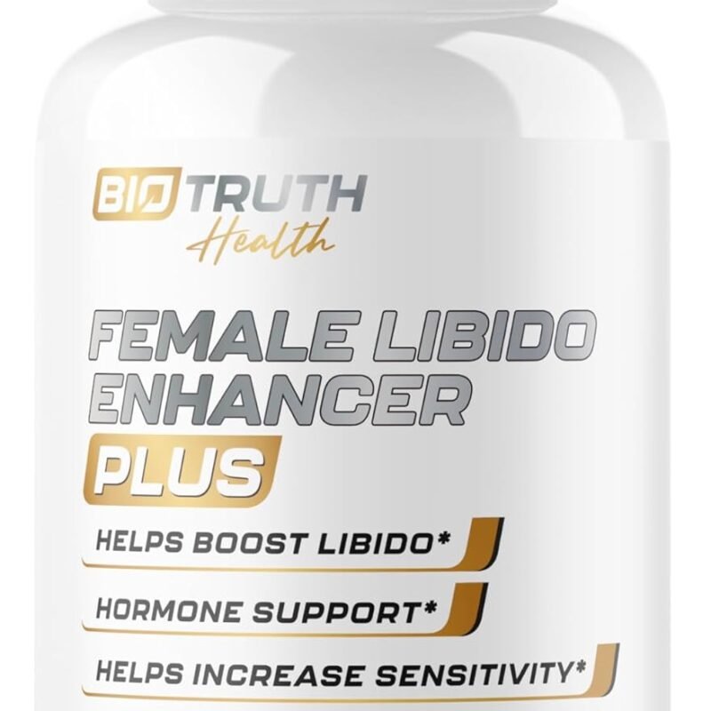 BioTruth Health #1 Rated Booster for Women | Maximum Strength Aphrodisiac | Boost Female Desire, Energy, Blood Flow | Maca Root, Longjack + 12 More Ingredients | 3rd Party Tested - 60 Capsules