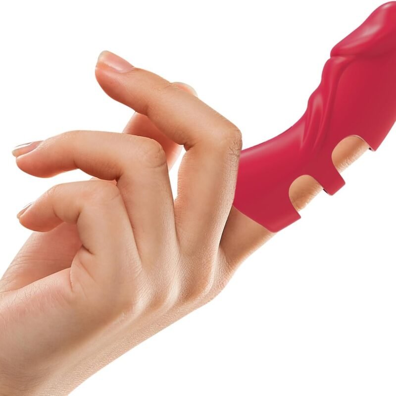 Finger Vibrator Mini Sex Toy for Women - G Spot Vibrator Nipple Clitoral Stimulator with 5 Vibrations - Quiet Pocket Vibrator Adult Sex Toys Female Sexual Pleasure Tools for Women and Couple