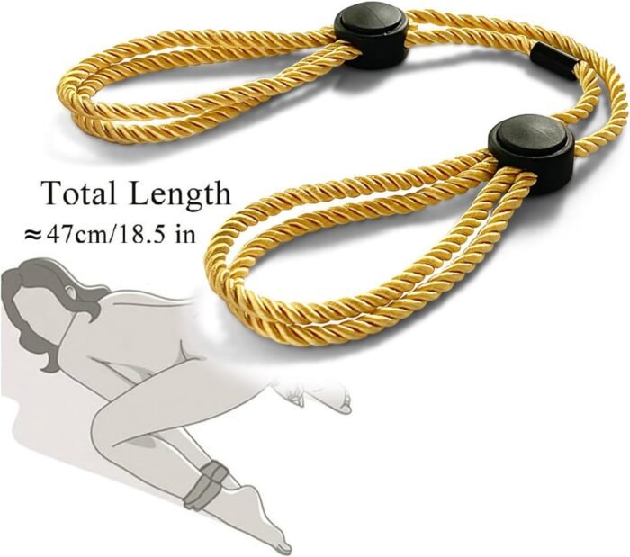 BDSM Bondage with 1Pcs Bondage Rope & 1Pcs Sex Blindfold - Image 4