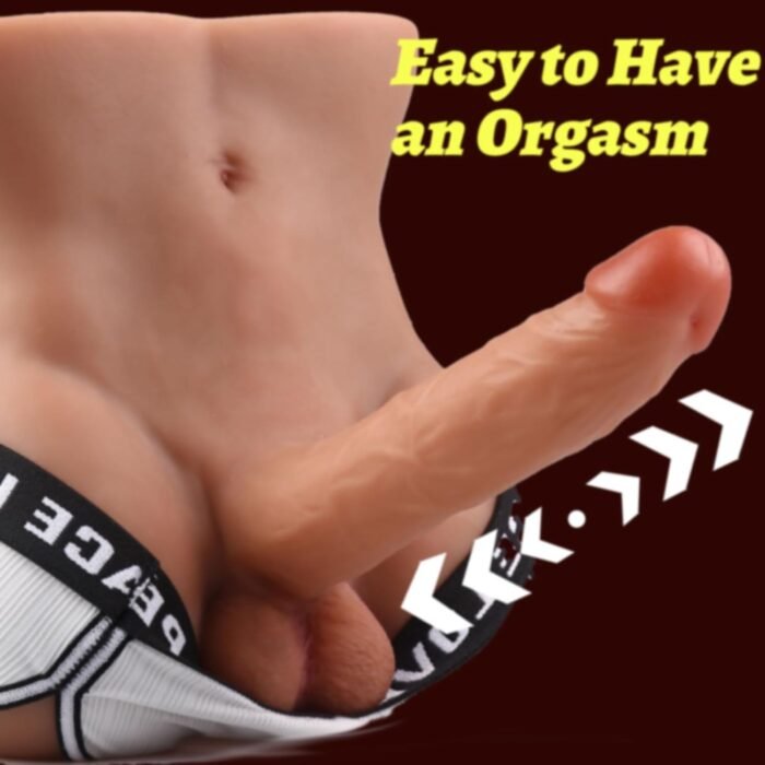 Brown Male Sex Doll with Flexible Dildo Realistic Sex Huge Cock, Men Sex Dolls for Women Tight Anal Hole 8in Cock for Female Masturbation, Unisex Masturbator Sex Toy for Women Gay Couple Men 7lb - Image 3