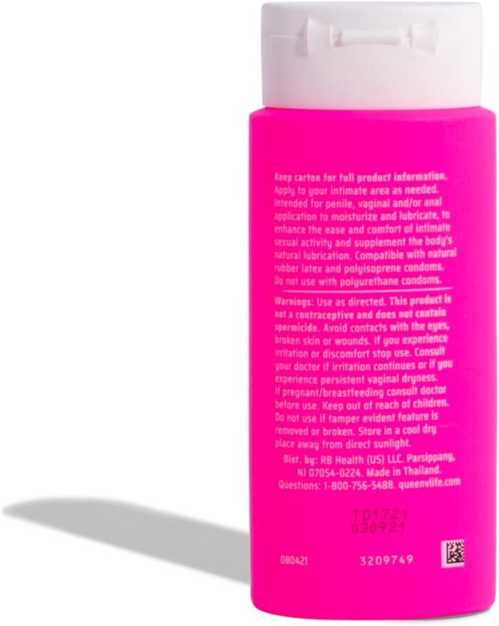 Queen V P.S. I Lube You - Intimate Water-Based Lube, pH Friendly, Free from Parabens, Artificial Colors, Glycerin & Fragrances, 3 oz. Wetter is Better - Image 8
