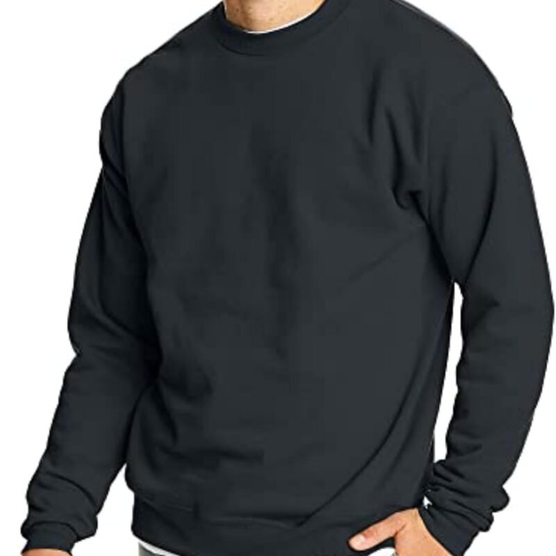 Hanes Men's EcoSmart Fleece, Pullover Crewneck Sweatshirt, 1 or 2 Pack