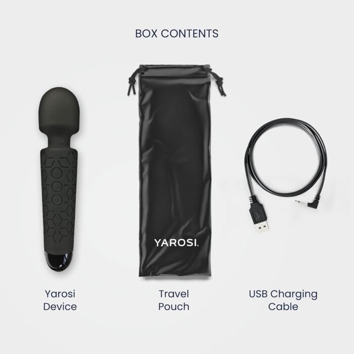 Yarosi Micro Personal Massage Device Smallest and Strongest Cordless Handheld Massager - Powerful - Best for Travel - Magic Stress Away - Perfect on Back Legs Hand Pains and Sports Recovery - Image 6