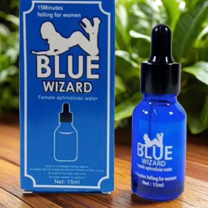 Fantastic Blue Wizard Liquid Drops 15 ml Aphrodisiac Fifteen Minutes Felling for Women Female Aphrodisiac Sex Liquid Drops for Women1 Bottles