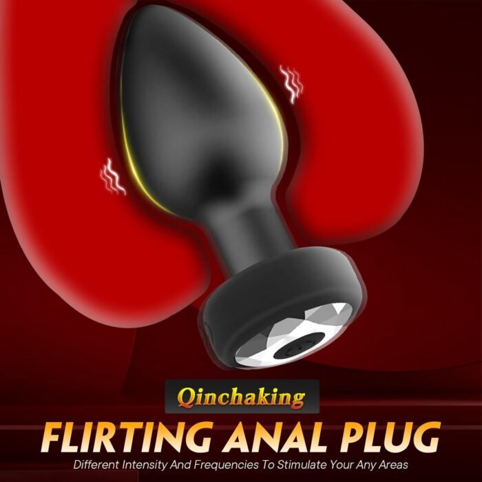 Anal Plug Adult Sex Toy,Adult Sex Toys and Games for Men Women,Wireless Remote Control 10 Frequency Vibration,Small Butt Plug for Female Male Prostate Massage Vibrating Anal Sex Toys for Men,Black - Image 3