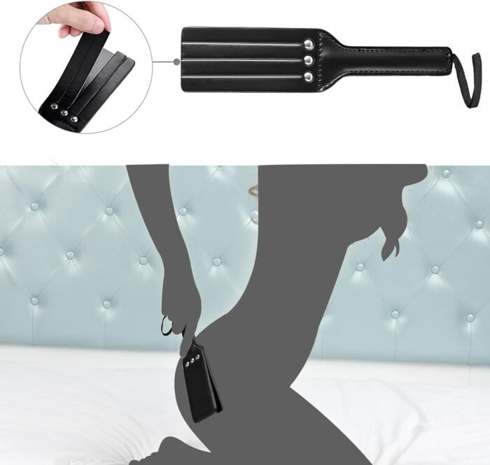 UTIMI Bondage for Sex 11 Pcs BDSM Leather Bondage Sets Restraint Kits for Women and Couples - Image 7