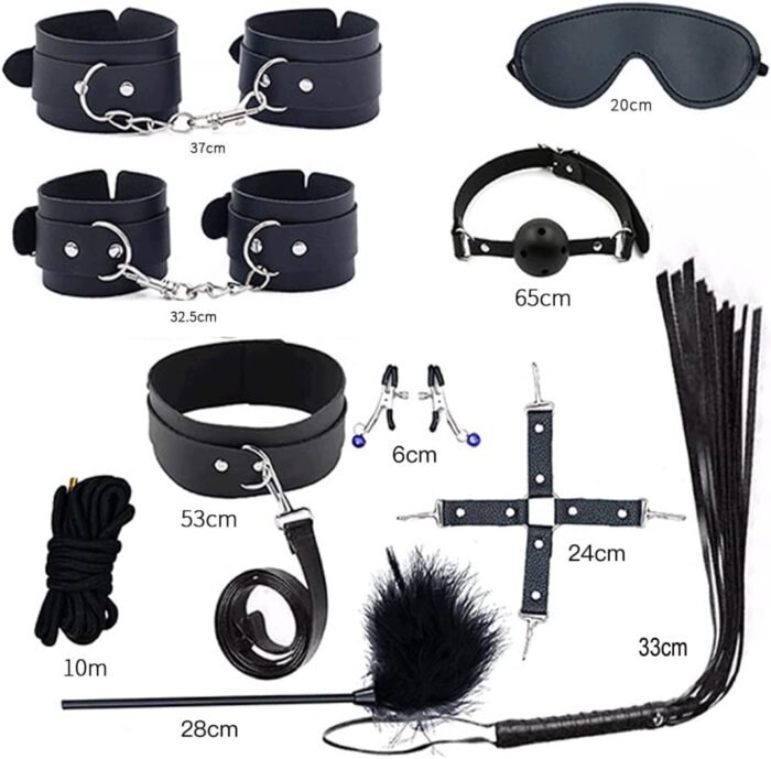 41Pcs SM Bondage Restraint Vibrator Silicone Anal Plug Sex Toys for Butt Plug Color - Image 3