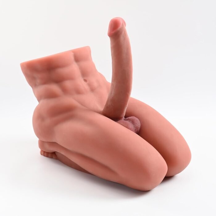 14LB Sex Love Doll with 8.26in Flexible Huge Dildo for Women, Lifelike 3D Muscular Male Torso Sex Dolls with Tight Anal for Male, Big Penis Sex Toy for Women/Man Threesome Couple Sex Fun - Image 4