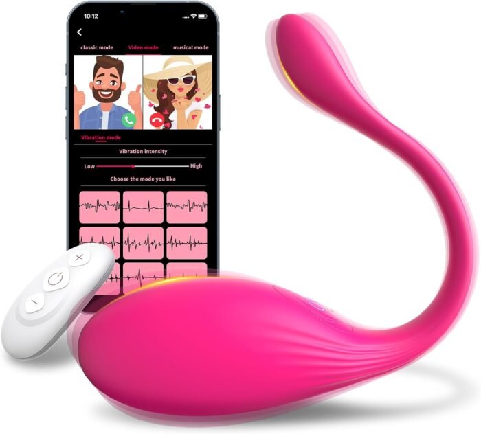 APP Remote Control Vibrator Sex Toys, Wearable Panty Mini G Spot Bullet Egg Vibrators with 10 Vibration Modes, Rose Dildo Clitoral Vagina Anal Stimulator, Adult Sex Toy for Women or Couples