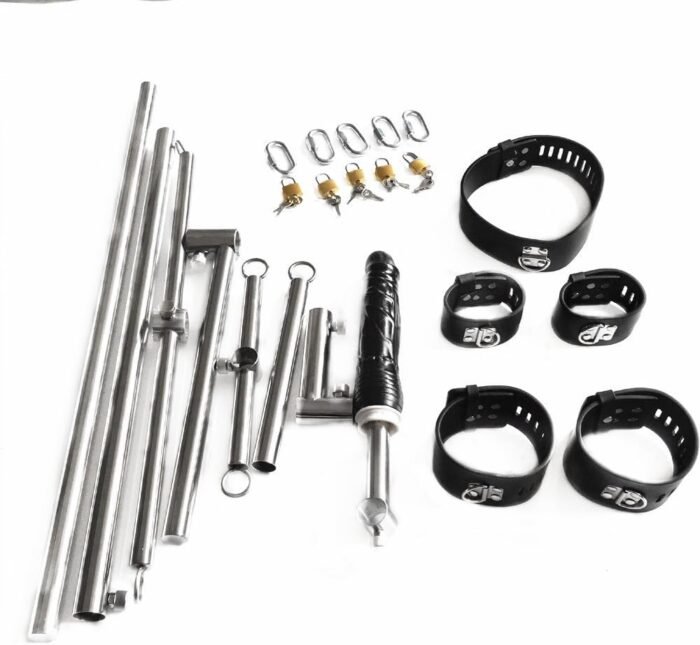 Sex Fucking Machine Heavy Duty Bondage Bar Kit BDSM Tie Toture Rack Dildo Handcuffs Ankle Cuffs Collar Tie Stand Up Restraint Furniture BDSM - Image 5