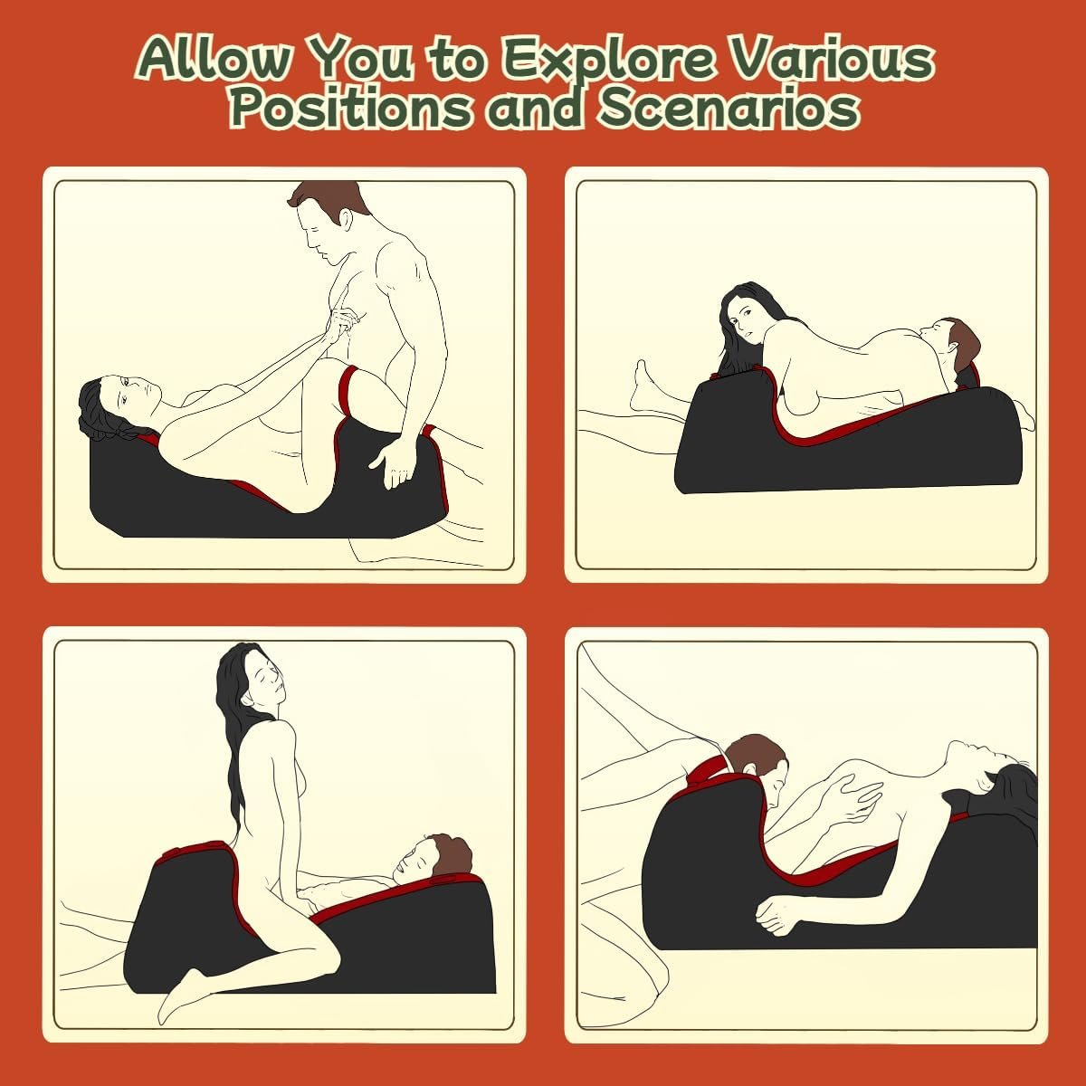 Sex Sofa Sex Furniture Pillow BDSM Sex Toys Inflatable Cushion for Couple Sexual Position Support Multifunctional Ramps - Image 2