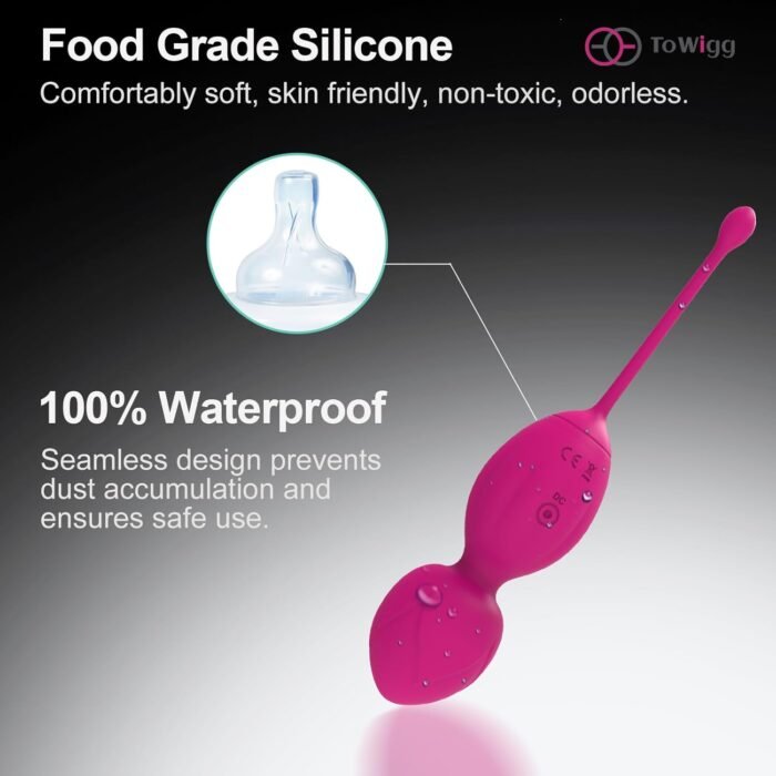 Ben Wa Balls Kegel Balls for Sexual Pleasure, Sex Kegel Balls for Women, Sexual Tools for Female with Reomote Control, Wearable Vibrating Eggs G Spot Clitoral Egg Vibrator - Image 5