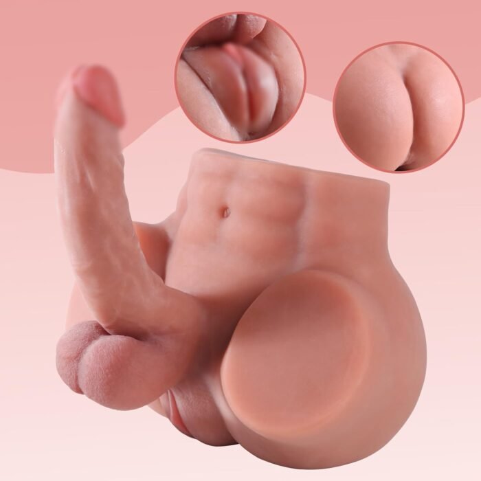 3 in 1 Sex Doll with Realistic Dildo Vagina Anus, Sex Toy with Flexible Dildo for Women,Transsexual Love Doll with Penis&Pussy for Woman Men Gay Unisex Masturbation Couple Adult Sex Toy 7.7LB - Image 2