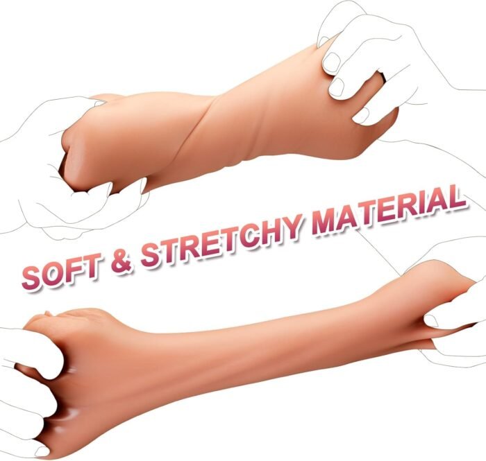 3 in 1 Pocket Pussy Male Masturbator - Adult Sex Toys for Men Penis Stimulation,Male Blowjob Stroker Toy with 3D Realistic Textured Tight Anus & Real Mouth for Man Masturbation Pleasure (Tan) - Image 3