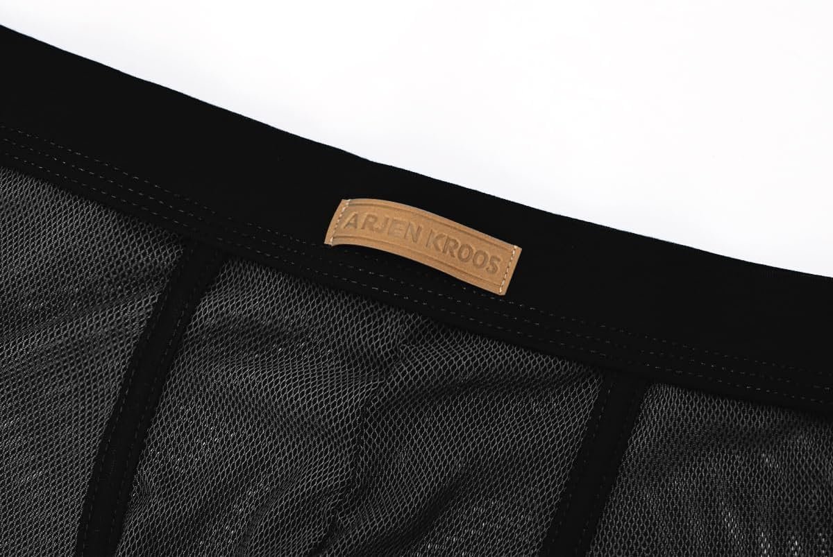 Arjen Kroos Sexy Underwear for Men Breathable Mesh Boxer Briefs Comfort Soft Trunks - Image 9