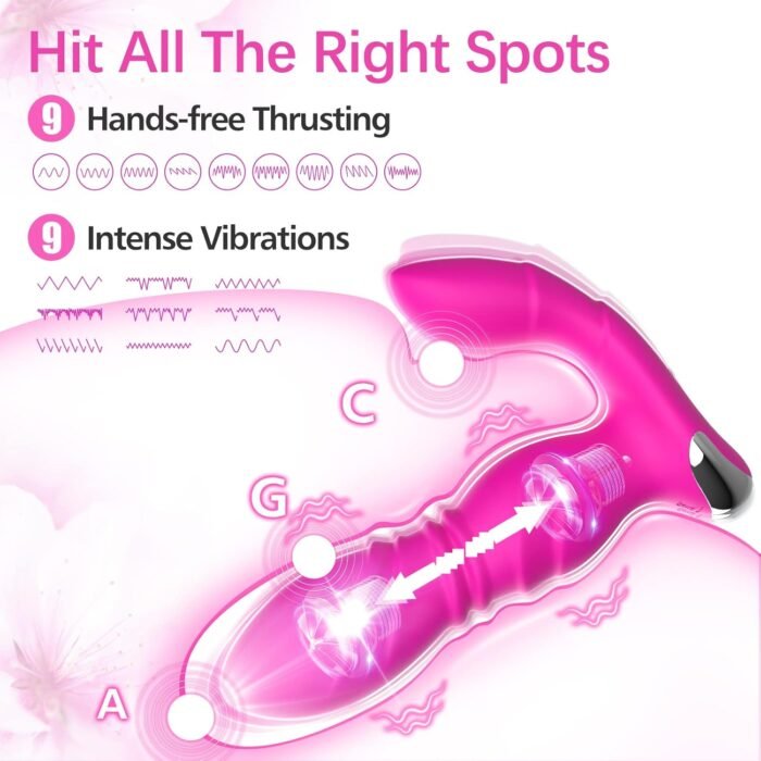 Adult Sex Toys for Women Pleasure - Wearable Thrusting Dildo with App＆Remote Control Vibrators with 9 Powerful Double-Ended Dildos & Clitoral Vibrations Adult Toys for Women Sex Toy Public Play - Image 2