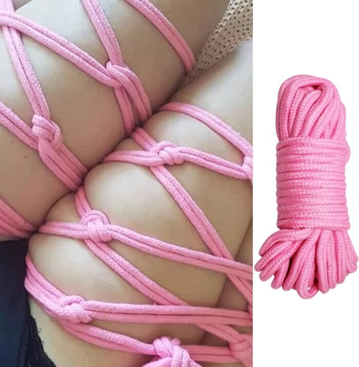 4 x 10 m Bondage Rope SM Bondage Set Restraints Cotton Rope BDSM SM Bondage Set Toy for Couples Extreme Beginners Ankle Games - Image 4
