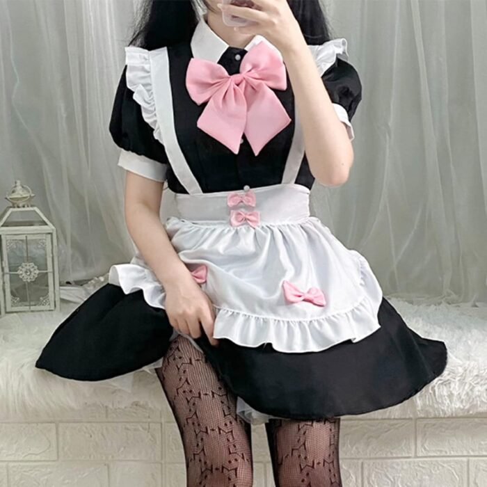 Anime French Maid Apron Lolita Fancy Dress Cosplay Costume Cute Maid Dresses Sexy Lingerie for Women Naughty Sex Play - Image 4