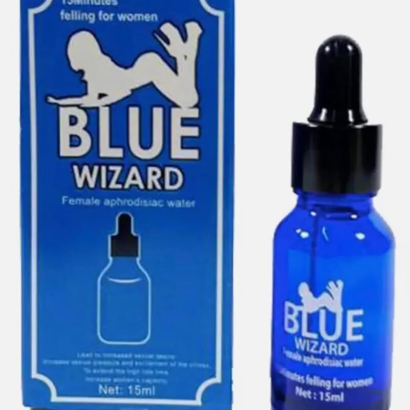 Aphrodisiac Water Blue Sex Drops Female 15ml for Women 1 Bottle. Blue Wizard (Original) 1 Pack Blue Wizard