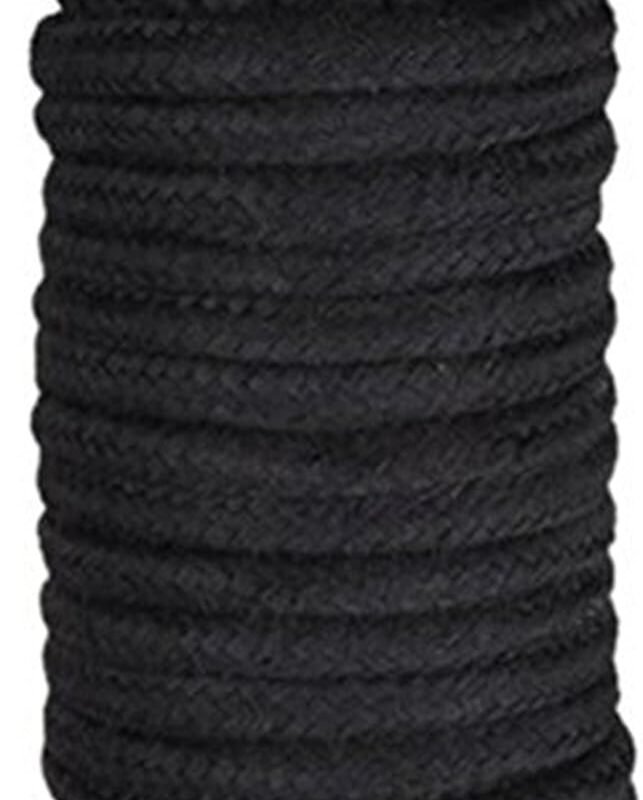 32 feet/10m BDSM Bondage Soft Cotton Rope for Sex Restraints for Couples 8mm Soft Silk Rope Solid Braided Twisted Ropes Black