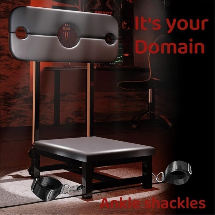 with Inflatable & Portable, Energy-Saving SM Bondage Sex Chair with Butt Plug Tail,Adjustable Versatile Sex Seat,Sex Position Enhancer Chair Position Stool Furniture,Bondage Furniture Sex Toys, for C - Image 4