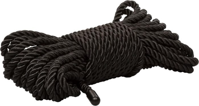 CalExotics Scandal BDSM Rope – Versatile Bondage Restraints for Couples – Shibari Fetish SM Toys for Couples – Black - Image 2