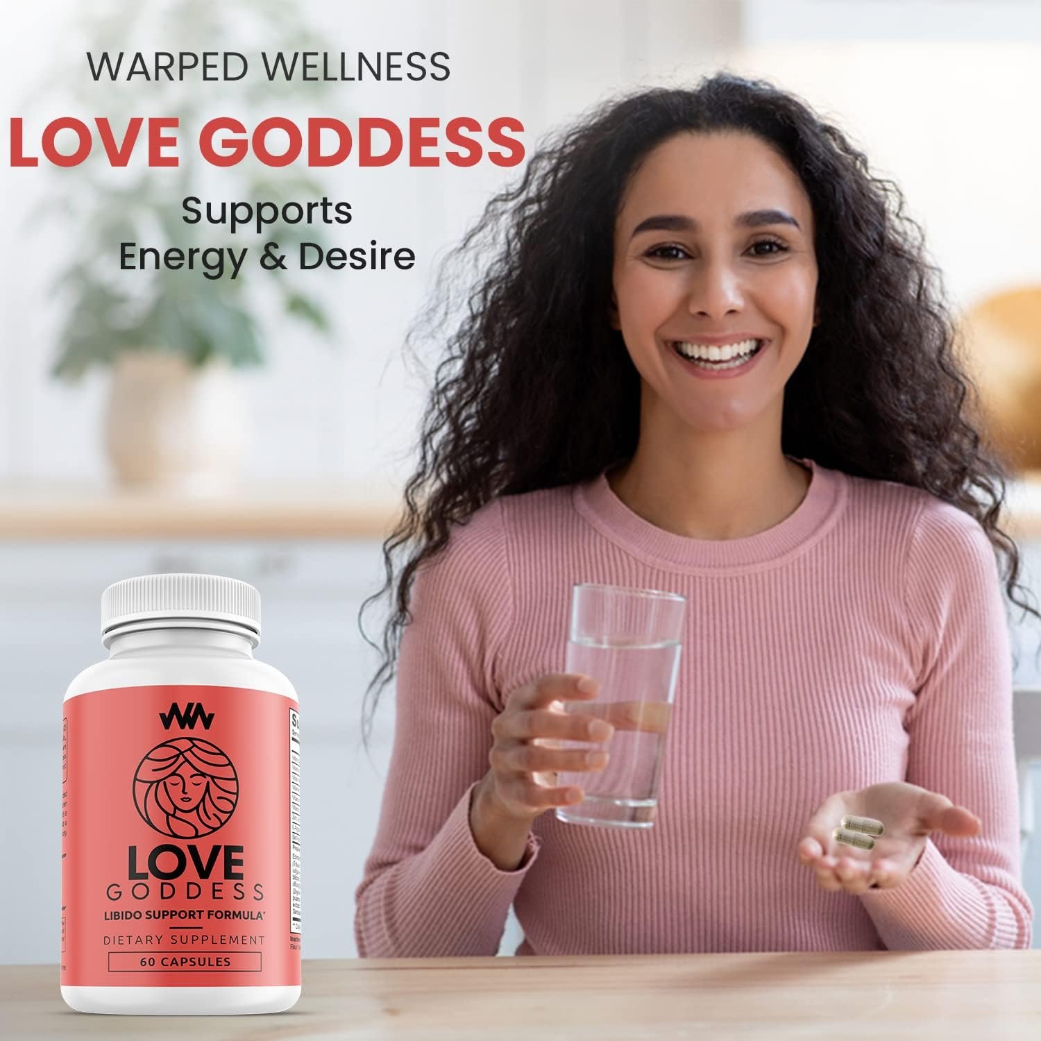 Womens Supplement That Boosts Libido | Enhance Intimacy, Passion and Desire | Miura Puama for Female Specific Arousal | Love Goddess | Vitamin | Warped Wellness - Image 9