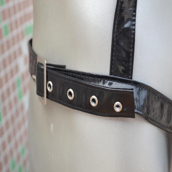 PU Leather Harness For Men Body Chest Belt Sexy Clubwear Male Bdsm Clothes Lingerie for Sex - Image 7