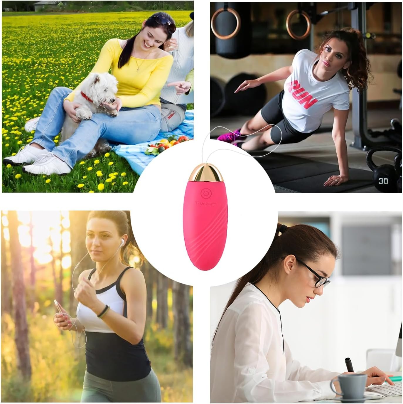 Bullet Vibrator Remote Control Trustown Egg Vibrator for G spot Clit Stimulation Soft Silicone Wearable Rechargeable Waterproof 10 Vibration Modes Adult Sex Toy for Women and Couples - Image 7