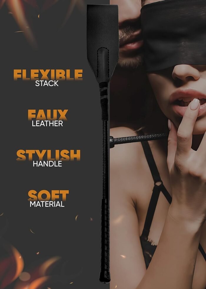 Sex Flogger Spanking Crop Sex Feather Tickler BDSM Sex Kit Sex Whip for Spanking Bondage Paddles - Image 2
