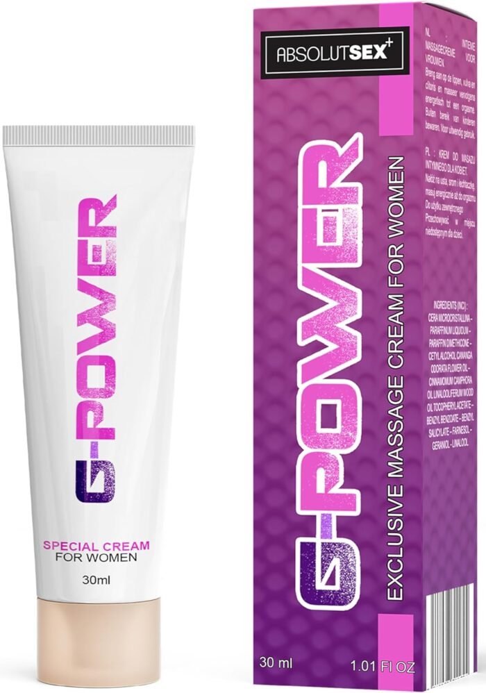 G-Power Orgasmic Cream for Women Ylang Ylang Stimulating Sexual Gel Intercourse Crema Sexuales para Orgasmo Femenino Mujeres 1 fl. oz / 30 ml