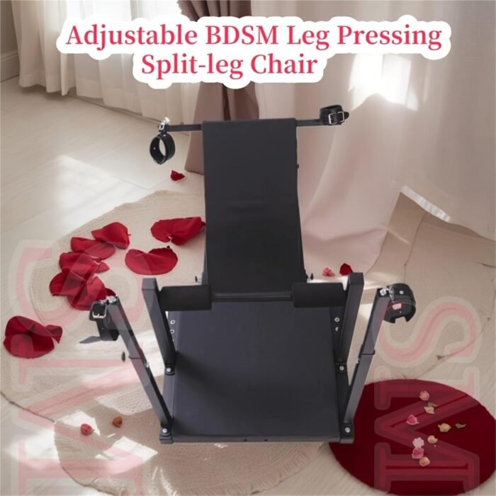with Inflatable & Portable, Energy-Saving Sex Chair Bdsms Toy Extreme Sm Chair, with Handcuffs and Ankle Shackles Bench, Sex Games Pillory with Shackles, Sex Furniture Sex Toys for Men and Women - Image 2