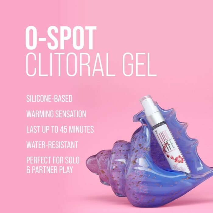#LubeLife O-Spot Clitoral Gel, 1oz Warming Silicone-Based Stimulant for Women and Couples, Intense Stimulating Arousal Gel, Heightens Pleasure, for External Use Only - Image 2