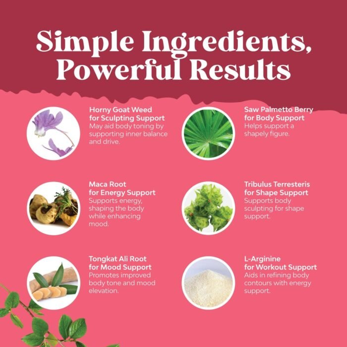 Natures Craft G Curve Horny Goat Weed for Women - Invigorating Feminine Blend with Maca Root Female and Tribulus Terrestris Enhanced Energy Mood Performance - Image 5