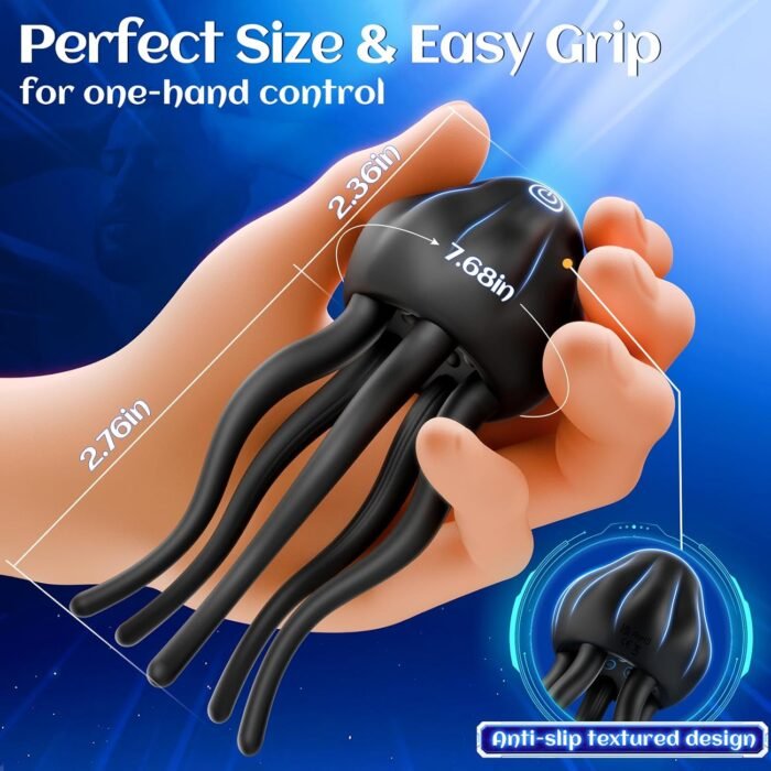 Male Sex Toys Penis Vibrator for Men - EINSEO Male Masturbator Stroker with 10 Vibrating Modes Wrapping Tentacle Male Vibrator for Penis Clit Nipple Stimulation, Adult Sex Toy for Men Women Couples - Image 6